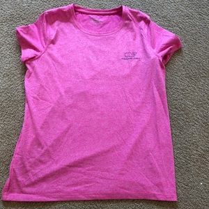 Vineyard Vines pink performance tshirt